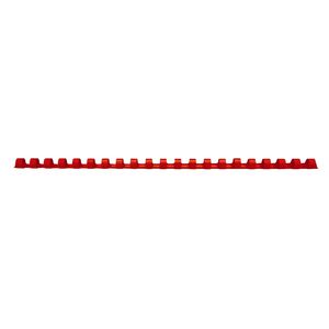 GBC Binding Comb 21 Loop Plastic 12mm Red 100 Pack