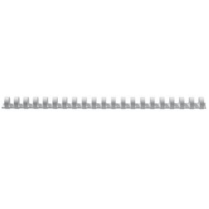 GBC Binding Comb 21 Loop Plastic 16mm White 100 Pack