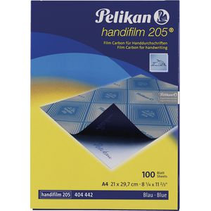 Pelikan A4 Handifilm 205 Pencil Carbon Film Blue 100 Pack