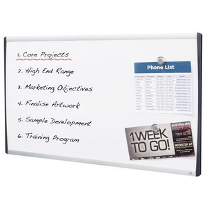 Quartet Arc Cubicle Magnetic Whiteboard 760 x 460mm
