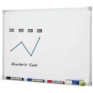 Penrite Porcelain Aluminium Frame Whiteboard 1200 x 900mm