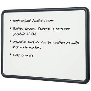 Quartet Melamine Contour Graphite Board 900 x 600mm