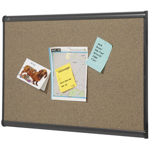 Quartet Prestige Graphite Corkboard 1200 x 900mm