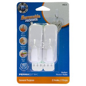 Permastik Medium Modern Hook 2 Pack