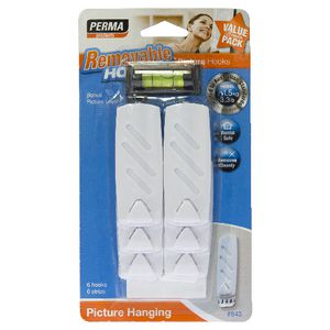 Permastik Picture Clips White 6 Pack