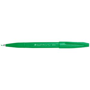 Pentel SES15C Sign Brush Pen Green