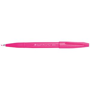 Pentel SES15C Sign Brush Pen Pink