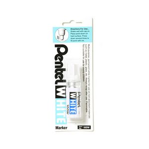 Pentel 100W Bullet Marker White