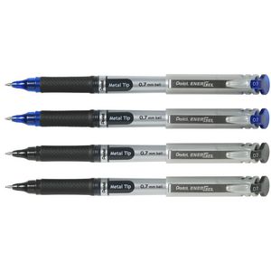 Pentel Energel BL17 Rollerball Pens Assorted 4 Pack