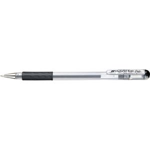 Pentel Hybrid Gel Grip RollerBall Pens Black 2 Pack