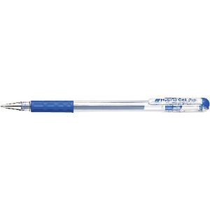 Pentel Hybrid Gel Grip RollerBall Pens Blue 2 Pack