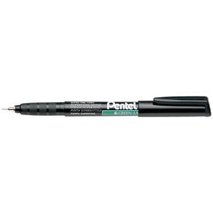 Pentel NMF50 Green Permanent Marker Black