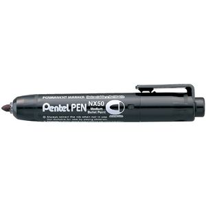 Pentel NX50 Retractable Permanent Marker Black