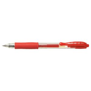 Pilot G-2 Extra Fine Retractable Gel Pen Red