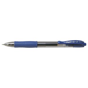 Pilot G-2 Fine Retractable Gel Pens Blue 12 Pack