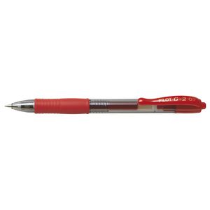 Pilot G-2 Fine Retractable Gel Pen Red