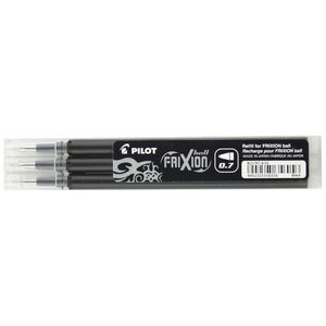 Pilot Frixion Erasable Gel Ink Refill 3 Pack Black