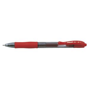 Pilot G-2 Broad Retractable Gel Pen Red