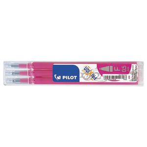 Pilot Frixion Erasable Gel Ink 0.5mm Refill 3 Pack Pink