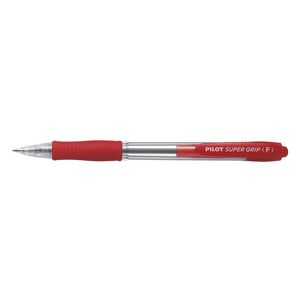 Pilot BPGP Super Grip Fine Ballpoint Pen Red