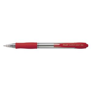 Pilot BPGP Super Grip Ballpoint Pen Red