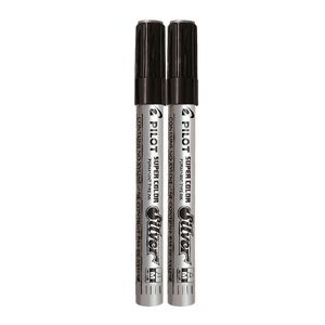 Pilot Bullet Paint Markers Silver 2 Pack