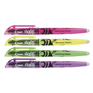 Pilot Frixion Highlighters Assorted 4 Pack