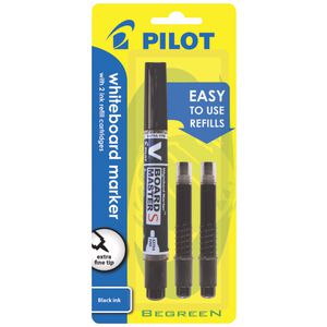 Pilot V Board Whiteboard Markers With Refills Black