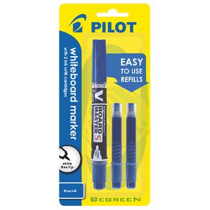 Pilot V Board Whiteboard Markers With Refills Blue