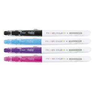 Pilot Frixion Colours Erasable Markers Assorted 4 Pack