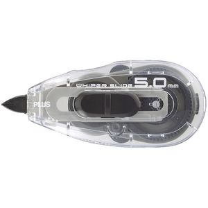 Plus Correction Tape Slide 5mm x 10m Black