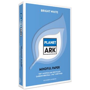 Planet Ark A4 100% Recycled Copy Paper 500 Sheet Ream