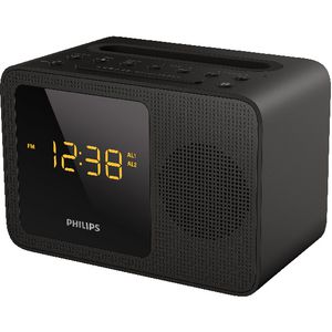Philips Clock Radio with USB and Bluetooth Black