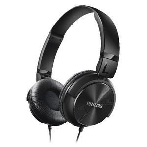 Philips On Ear Foldable Headphones Black