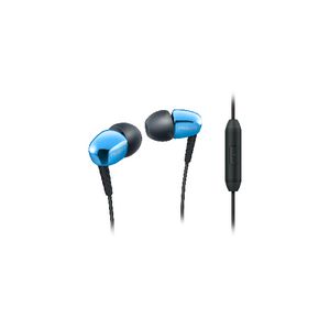 Philips In Ear Headphones with Mic Blue