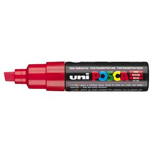 Uni POSCA PC8K Poster Marker Red