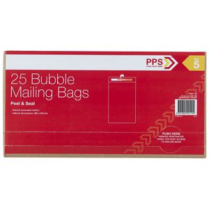 PPS Bubble Mailing Bags 265 x 380 mm 25 Pack