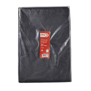 PPS Tissue Paper 500 x 750mm 100 Pack Black