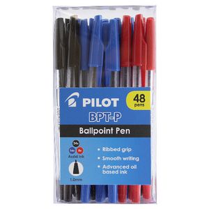 Pilot BPT-P Ballpoint Pens Assorted 48 Pack