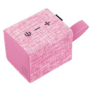Qudo Fabric Bluetooth Speaker Pink