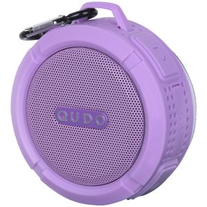 Qudo Splashproof Bluetooth Speaker Purple