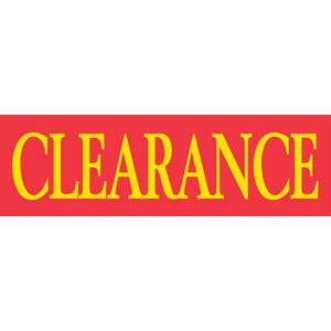 QuikStik Clearance Banner 300 x 1000mm