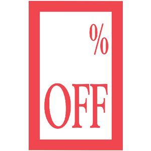 QuikStik % Off Display Tickets 10 Pack