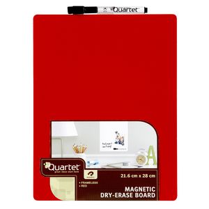Quartet Magnetic Plain To-Do List Board Red