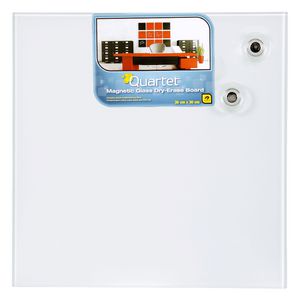 Quartet Glass Board 30 x 30cm White