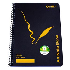 Quill A4 Side Opening Notebook