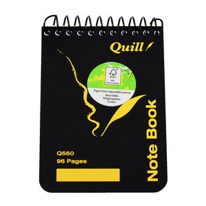 Quill 5 x 3" Spiral Pocket Notebook 96 Page