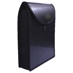 Top Load Attache File A4 Black
