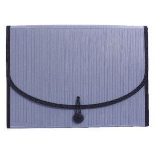 Expanding File A4 13 Pocket Charcoal and Black