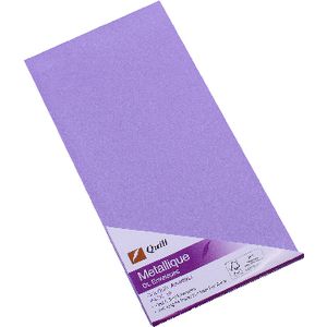 Quill Metallique DL Envelopes Amethyst 10 Pack